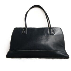 Nordstrom teal leather bag laptop bag fully lined